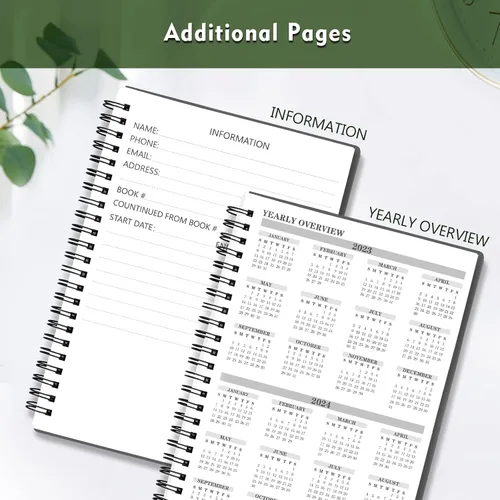 Miniatura 4 de Registros de cheques para chequera personal, libro de registro de cheques grande en espiral, planificador de presupuesto con registro de cheques