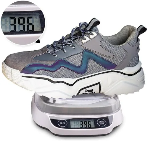 Miniatura 2 de Zapatos de punta de acero para hombre para mujer, zapatos de seguridad ligeros, antideslizantes, zapatos de trabajo industriales a prueba