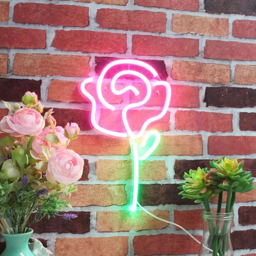 Miniatura 4 de ADVPRO Rose Flex Silicone LED Neon Sign - Blue - st16s32-fnu0034-b
