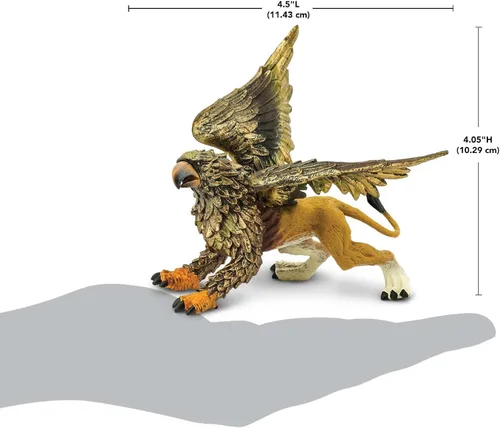 Miniatura 3 de Safari Ltd. Figura de Griffin – Figura detallada de plástico de 4.25 pulgadas – Majestuosa criatura mítica juguete de juego para niños, niñas