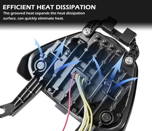 Miniatura 3 de Ensamble de faro LED VEISUTOR para Yamaha MT-07 FZ-07 14-17, faro delantero con haz alto y bajo DRL, luces de señal de giro para accesorios Yamaha