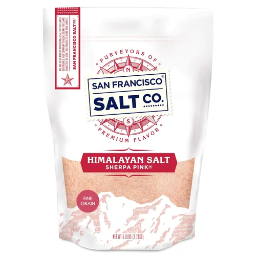 Miniatura 12 de Sherpa Pink Sal del Himalaya – Grano fino, 2 libras. Totalmente natural, sin gluten, sin aditivos Perfecto para cocinar y recetas diarias