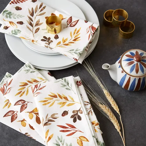 Miniatura 4 de DII Colección de Decoración Navideña y Festiva para Mesa, Juego de Portaservilletas Decorativos, 4 Piezas, 1.6 Diámetro x 1.25 Pulgadas de Altura