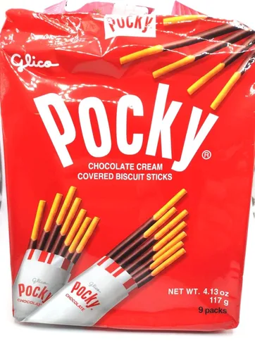 Miniatura 3 de Palitos Pocky, paquete de aperitivos japoneses de variedad de Pocky de 3 piezas de snacks asiáticos - Poky Stix de fresa, chocolate, galletas