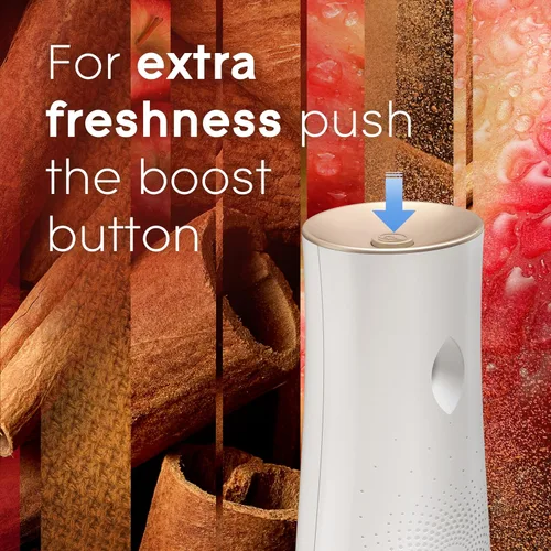 Miniatura 6 de Glade Repuesto automático en aerosol, ambientador para el hogar y el baño, manzana y canela, 6.2 onzas