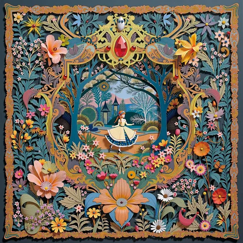 Miniatura 11 de Enchanted Floral Bookshelf Jigsaw Puzzle for Adults 1000 Pieces, Difficult Puzzles Perfect for Game Night, Great Gift Idea, Size 26.65 x 19.25 in