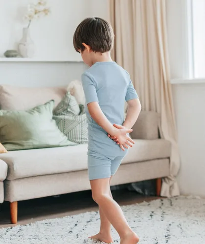 Miniatura 4 de AVAUMA - Pijama para niños y niñas de algodón básico para uso diario