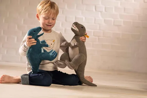Miniatura 2 de Steiff Thaisen Tyrannosaurus T-Rex Dinosaur 14" Peluche Animal EAN 067129