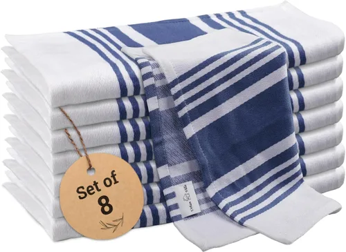 Miniatura 59 de Urban Villa Toallas de cocina 100% algodón, paquete de 6, altamente absorbentes, de secado rápido, súper suaves, de primera calidad, para cocina