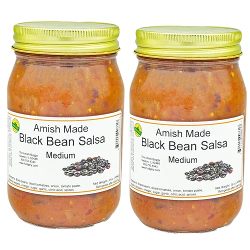 Miniatura 11 de Arndts Fudgery Amish Made Salsa Tarros de 2-16 onzas (manzana mediana)