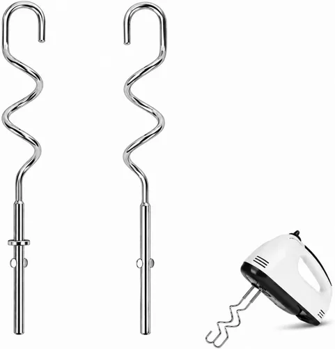 Ganchos de masa KHM512 para batidora de mano, repuesto compatible con KitchenAid serie KHM/5KSM/KSM/KSMO/KSMH, accesorios de acero inoxidable