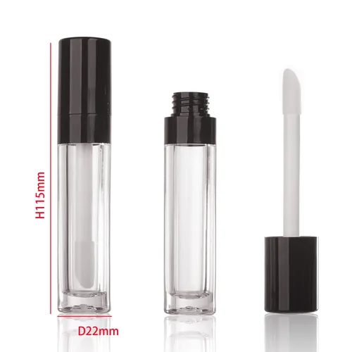 Miniatura 2 de COSIDEA 14pcs vacío 0.3 fl oz varita grande lápiz labial tubo corrector tubo tubo embalaje (negro)