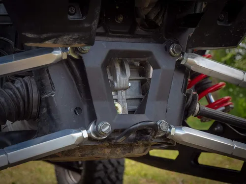 Miniatura 5 de SuperATV Brazos de radio traseros de aluminio Billet para Polaris RZR XP Turbo S / S4 (2018+) No funciona con parachoques traseros Polaris