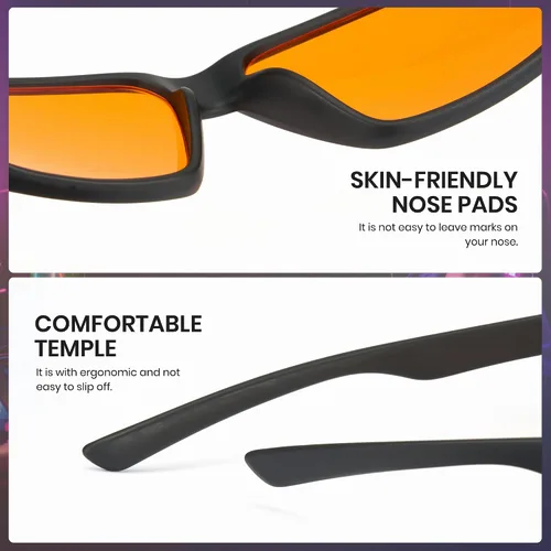 Miniatura 6 de Cyxus Gafas de juego para hombres y mujeres, lentes de luz azul para pantalla de computadora, reducen la fatiga ocular y duerme mejor 8303