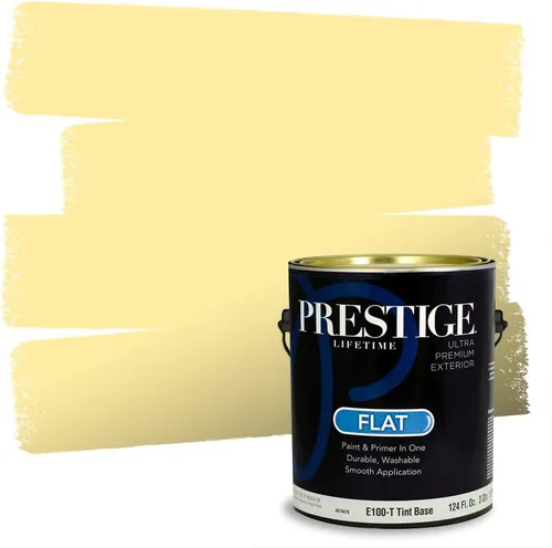 Miniatura 91 de PRESTIGE Pinturas Pintura Exterior e Imprimación En Uno, 1 Galón, Satinado, Pareja Comparable de Benjamin Moore* Amarillo* 320BM-PCM
