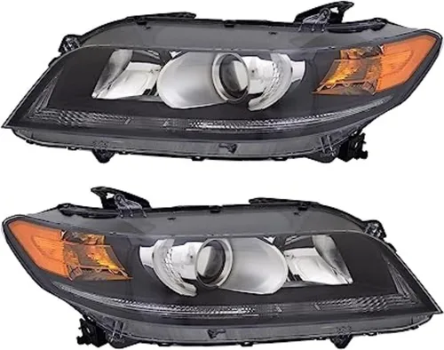Miniatura 5 de Conjunto de faros compatible con Honda Accord EX EX-L LX-S Coupé 2013 2014 2015 izquierda/lado del conductor DOT/SAE Compliant faros halógenos