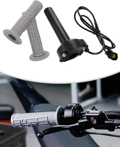 Miniatura 8 de Sur Ron - Conjunto de tubo de acelerador + empuñaduras de acelerador eléctrico de 7/8 pulgadas y 0.866 in para manillar de motocicleta Sur Ron Light