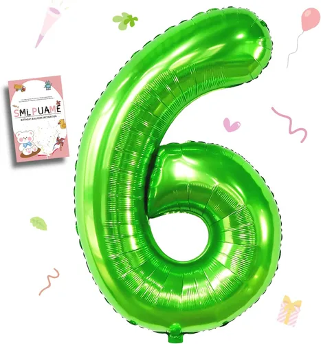 Miniatura 169 de Globos de números de 40 pulgadas del 0 al 9 dorados grandes del número 0, globos digitales para suministros de decoración de celebración de fiesta