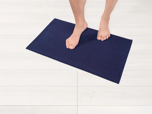 Miniatura 27 de American Soft Linen - Alfombra de baño antideslizante, 100% de algodón, 17 x 24 pulgadas, alfombras de baño lavables, tapetes peludos, color beige