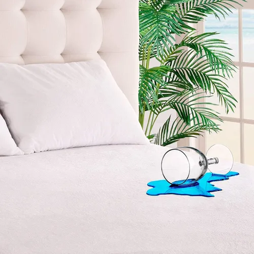 Miniatura 3 de J&V TEXTILES - Protector de cama impermeable a prueba de insectos - Bloquea los líquidos, los bichos de la cama, los ácaros del polvo