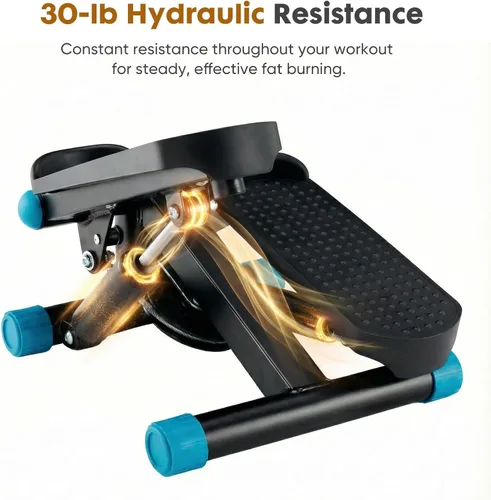 Miniatura 6 de NEWBULIG Mini paso a paso para ejercicio en casa, máquina de escalones para gimnasio en casa, portátil, para entrenamiento de cuerpo completo