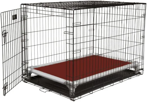Miniatura 6 de Kuranda Cama Antimasticable - PVC Almendra - 40" x 25" - Cordura Nylon - Borgoña