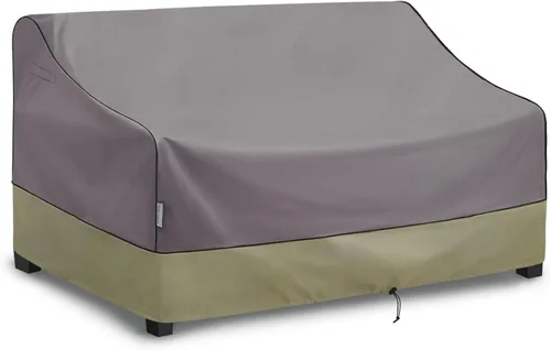 KylinLucky Patio - Fundas de sofá tipo loveseat Gris