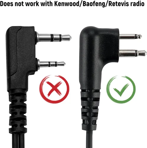 Miniatura 3 de RDM2070D CLS1110 CLS1410 Auricular Walkie Talkie de un solo cable compatible con Motorola CP200 GP2000 XU1100 PRO1150 MU12 Radio con micrófono PTT 1