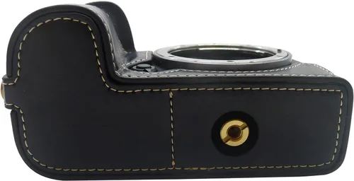 Miniatura 9 de Rieibi EOS R7 Quality PU Leather Half Case - Agarre para cámara sin espejo Canon EOS R7 - Negro