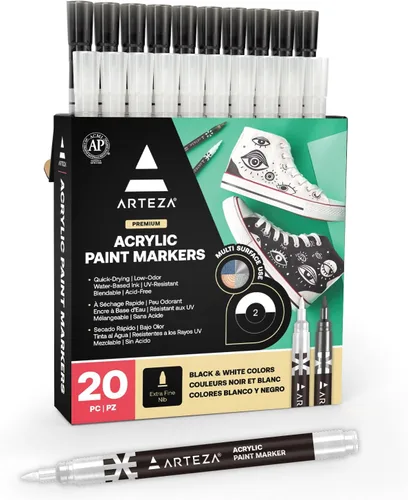 Miniatura 9 de Arteza – Marcadores acrílicos Blanco