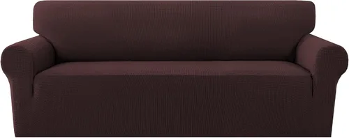 Miniatura 10 de MeilleMaison Funda elástica para silla reclinable, funda para sofá de 1 pieza con parte inferior elástica, lavable, protector de muebles Negro