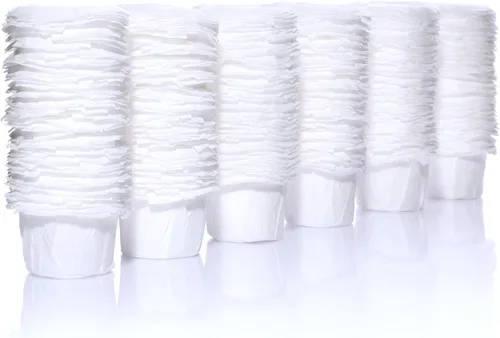 Miniatura 7 de 100 filtros desechables K Cup para Keurig reutilizables K, forros de papel de café para cápsulas recargables, café más suave, menos sedimentos