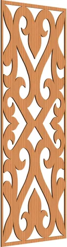 Miniatura 41 de Keene Paneles de pared decorativos de madera con calado, 9 3/8 pulgadas de ancho x 24 3/8 pulgadas de alto x 1/4 de alto, roble rojo rojo (Red Oak)