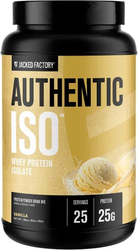 Miniatura 16 de Jacked Factory Auténtico polvo aislado de proteína de suero ISO, bajo en carbohidratos, proteína de construcción muscular sin OMG sin rellenos