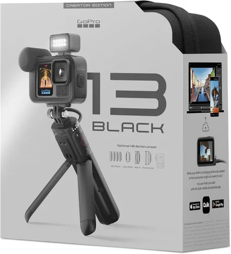 Miniatura 6 de GoPro HERO13 Black Creator Edition - Incluye HERO13 Black, Volta (empuñadura de batería, trípode, control remoto), Media Mod, Light Mod, Batería
