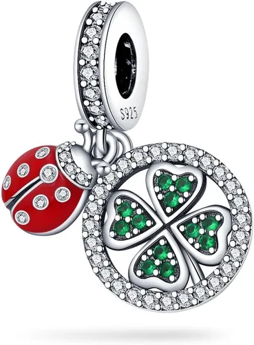Miniatura 162 de LNQOBU Happy Life - Colgante para pulseras de abalorios, plata de ley 925 para mujer (con un espaciador de cuentas)