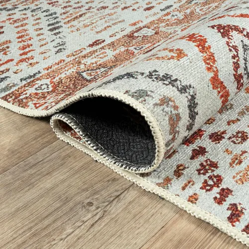 Miniatura 9 de Adiva Rugs Alfombra de área lavable a máquina de 6 x 6 pies con parte trasera antideslizante para sala de estar, dormitorio, baño, cocina, alfombra