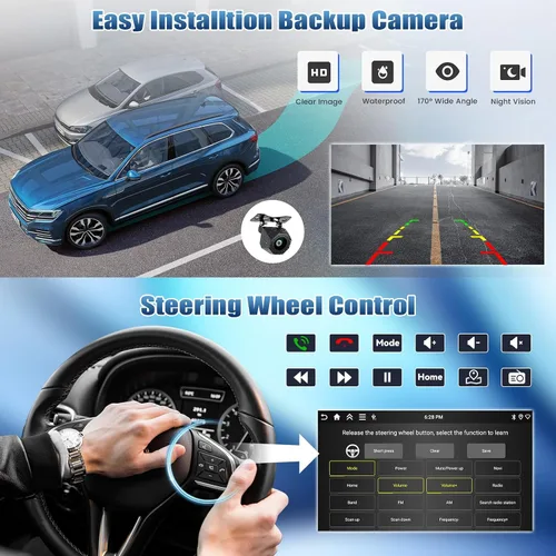 Miniatura 8 de Android 15 4+128G Estéreo de coche para Honda Civic 2016-2021 con Carplay inalámbrico Android Auto, 9 pulgadas Incell 1280 * 720 Unidad principal
