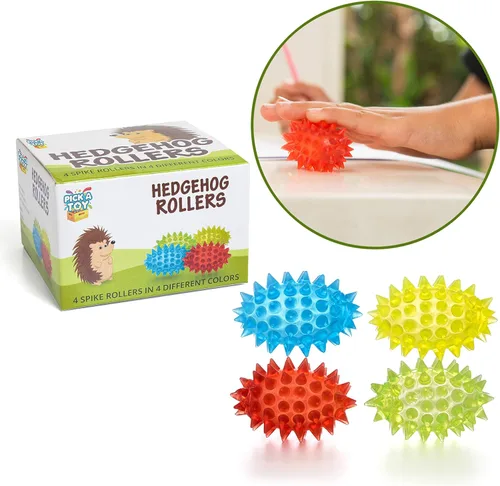 Miniatura 2 de Spiky Balls Stim Toy - Juego de 4 piezas de juguetes para niños y adultos, TDAH, autismo, juguetes sensoriales para la escuela, alivio del estrés
