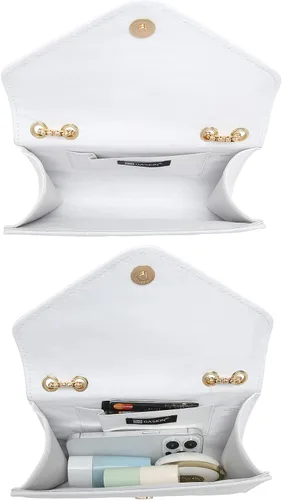 Miniatura 4 de Dasein Bolsos cruzados acolchados pequeños para mujer, elegante bolso de noche de diseñador, bolsos de mano y bolsos de mano con correa de hombro