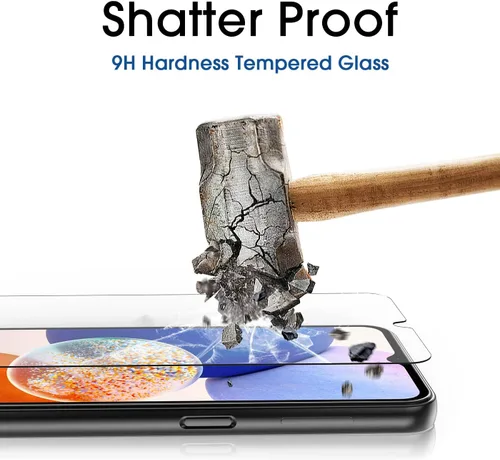 Miniatura 5 de amFilm Paquete de 3 protectores de pantalla de vidrio templado compatibles con Samsung Galaxy A14 5G de 6.6 pulgadas, con kit de fácil instalación