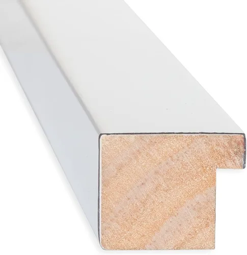 Miniatura 2 de Amanti Art Espejo de baño plateado para sobre fregadero, 27 x 47 pulgadas, espejo rectangular plateado de bajo brillo, marco de madera moderno