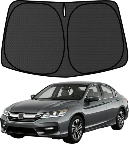 Miniatura 117 de Civic - Parasol para parabrisas Honda Civic 2022-2024 2025 (no para Honda 2022 Sport), visera frontal gruesa plegable 1:1, mantiene tu automóvil más