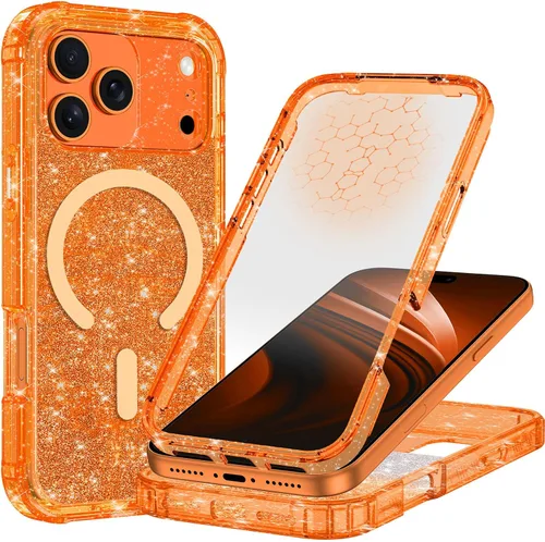 Miniatura 47 de Hekodonk Funda para iPhone 15 Pro Max, compatible con Magsafe [protector de pantalla de vidrio templado integrado y protección de lente de cámara]