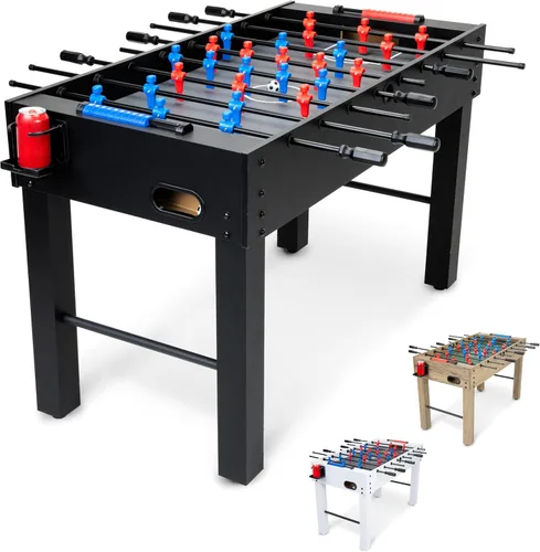 GoSports Mesa de futbolín de 48 pulgadas para el hogar, la oficina o la sala de juegos, elige el color Negro