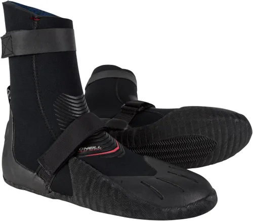 O'Neill Heat - Botas de neopreno con punta redonda de 0.197 in con suela de goma texturizada para surf en agua fría, paddleboarding, esnórquel