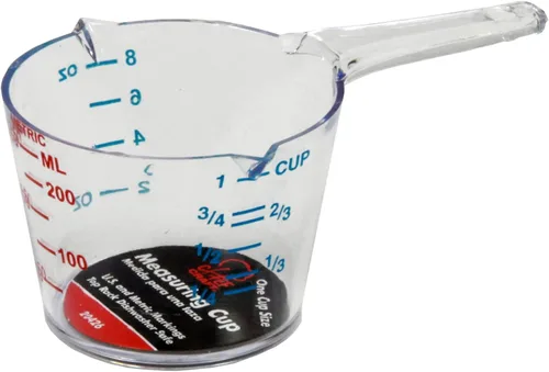 Miniatura 2 de Chef Craft Select - Taza medidora de plástico, 1 taza, transparente