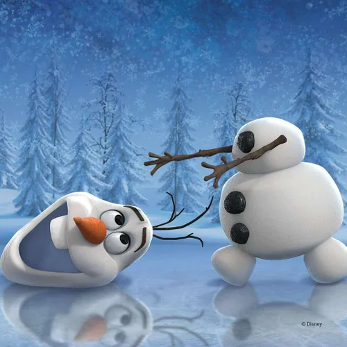 Miniatura 5 de Ravensburger Disney Frozen Winter Adventures - Juego de rompecabezas de 3 x 49 piezas para niños, diseño único de piezas, mejora la concentración