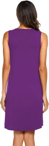 Miniatura 5 de Ekouaer - Camisón de maternidad para mujer (tallas S-XXL)