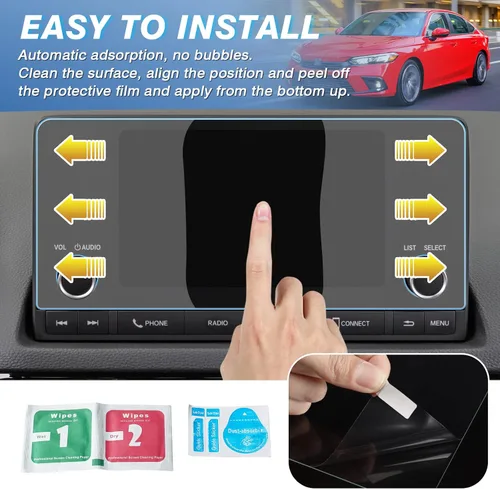 Miniatura 7 de Karltys [Actualización] Protector de pantalla para Honda Civic/CR-V 2023-2025 2026 CRV para modelos Sport LX EX 11ª generación 2022-2025 y CRV de 7
